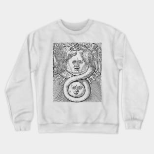 Azoth - Sun and Moon, Basil Valentine, Alchemy Crewneck Sweatshirt